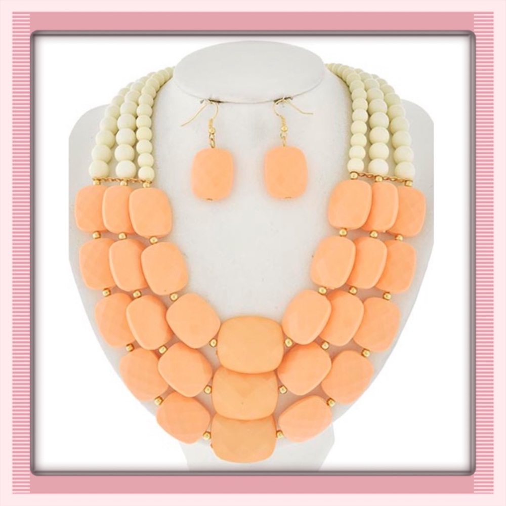 🪴Necklace Earrings Set